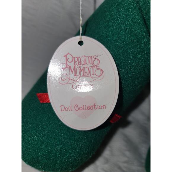 Precious Moments Nikki 1995 Christmas Doll Porcelain Head Hands - Picture 3 of 6